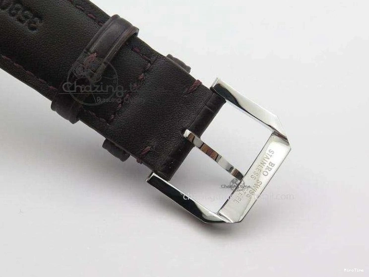 MIROTIME 0307 Affordable Ingeniuer St.Laurens SS Brown Dial MK 1:1 Best Edition On Black Leather Strap A 7365